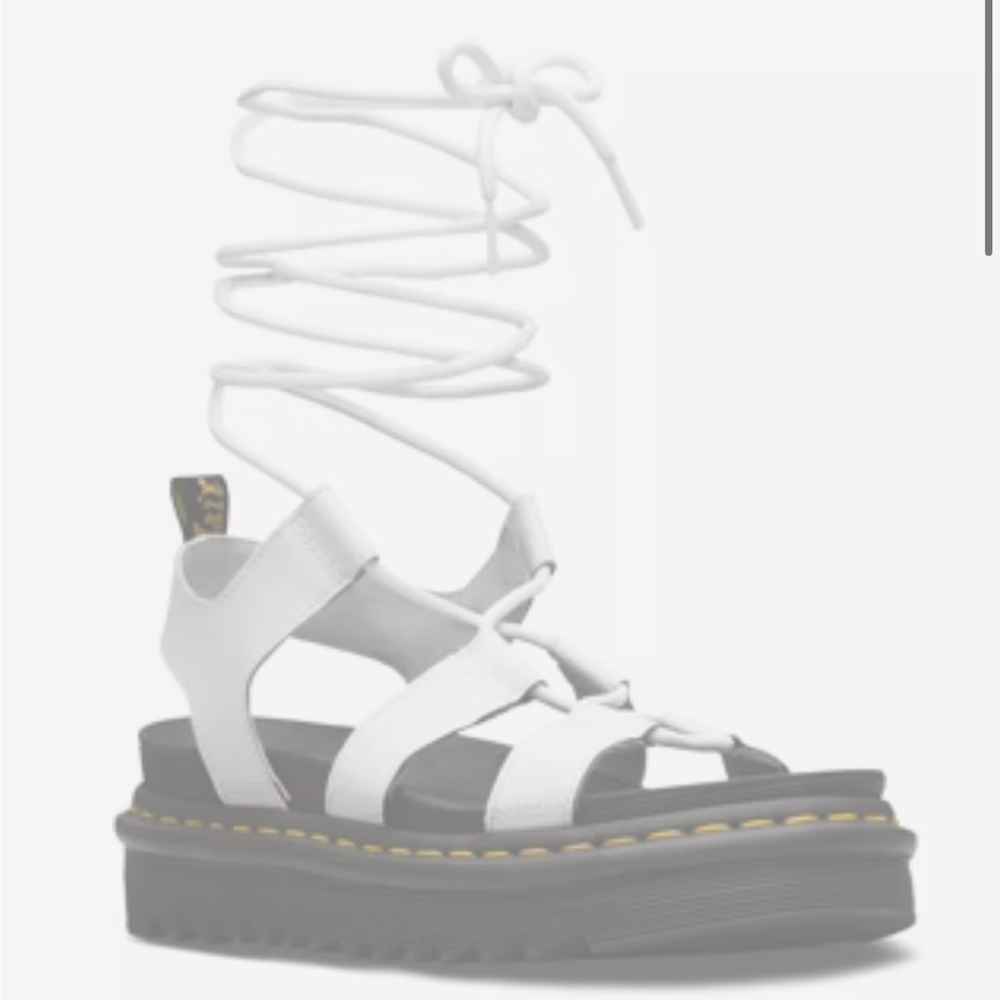 Womens Dr. Martens Nartilla Sandal - White
